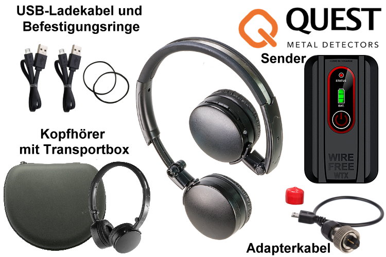 Funkkopfh&ouml;rer f&uuml;r Metalldetektor